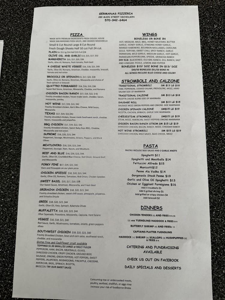 Germana's Pizzeria Italian